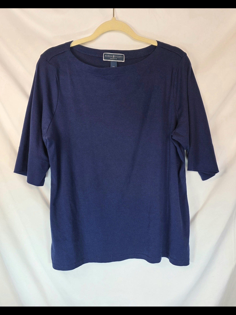 Karen Scott Women's Minimalist Classic Stretch Knit Casual Contemporary Size 0X